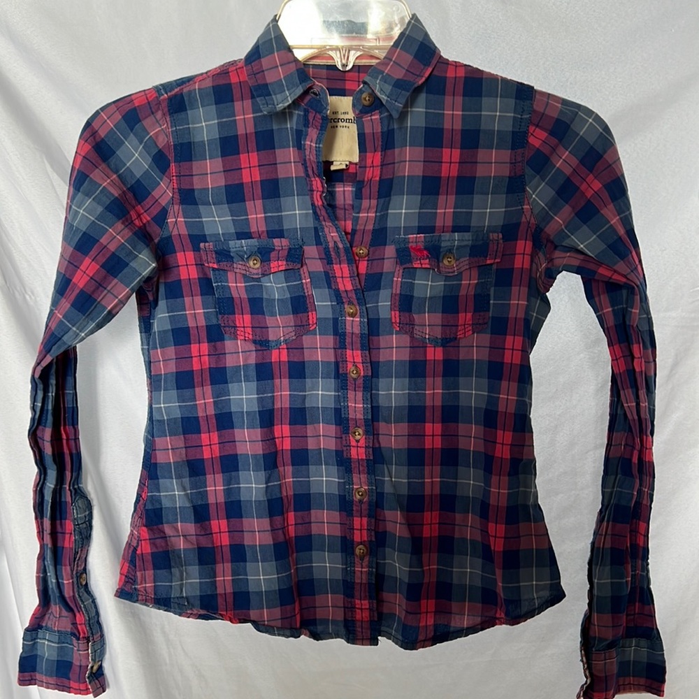 abercrombie kids Plaid Long-Sleeve